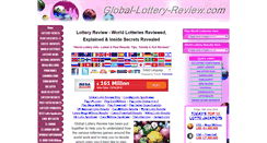 Desktop Screenshot of global-lottery-review.com